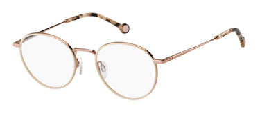 Premium Women Tommy Hilfiger Eyeglasses: TH 1820 - Gold Copper - SpecSMART Eye Clinic (Diagonal View)